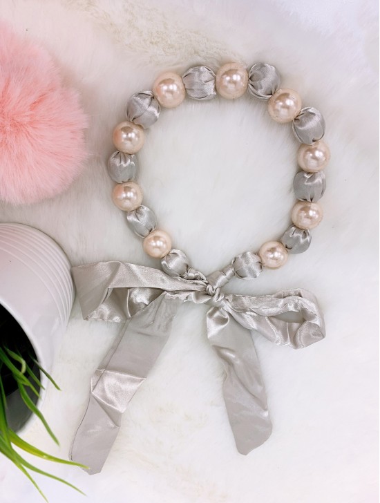 Multi-Function Pearl Hair Band/ Belt/ Necklace (5 Pcs)